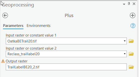 Add the trails to the Elevation Model