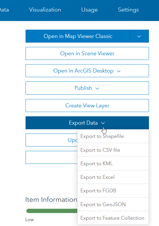 How to Export the Results to Excel for reporting.