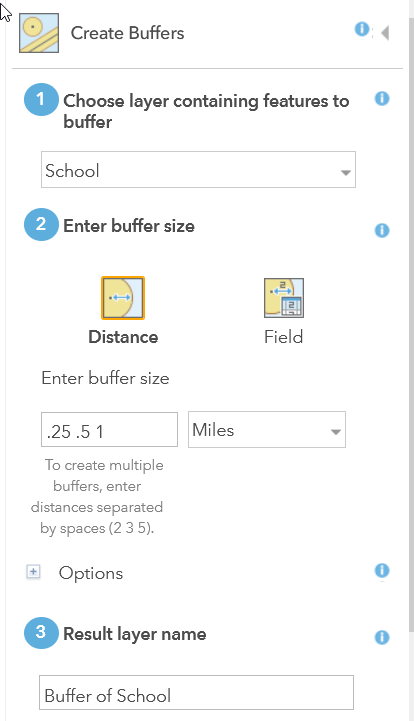 The Create Buffer Tool